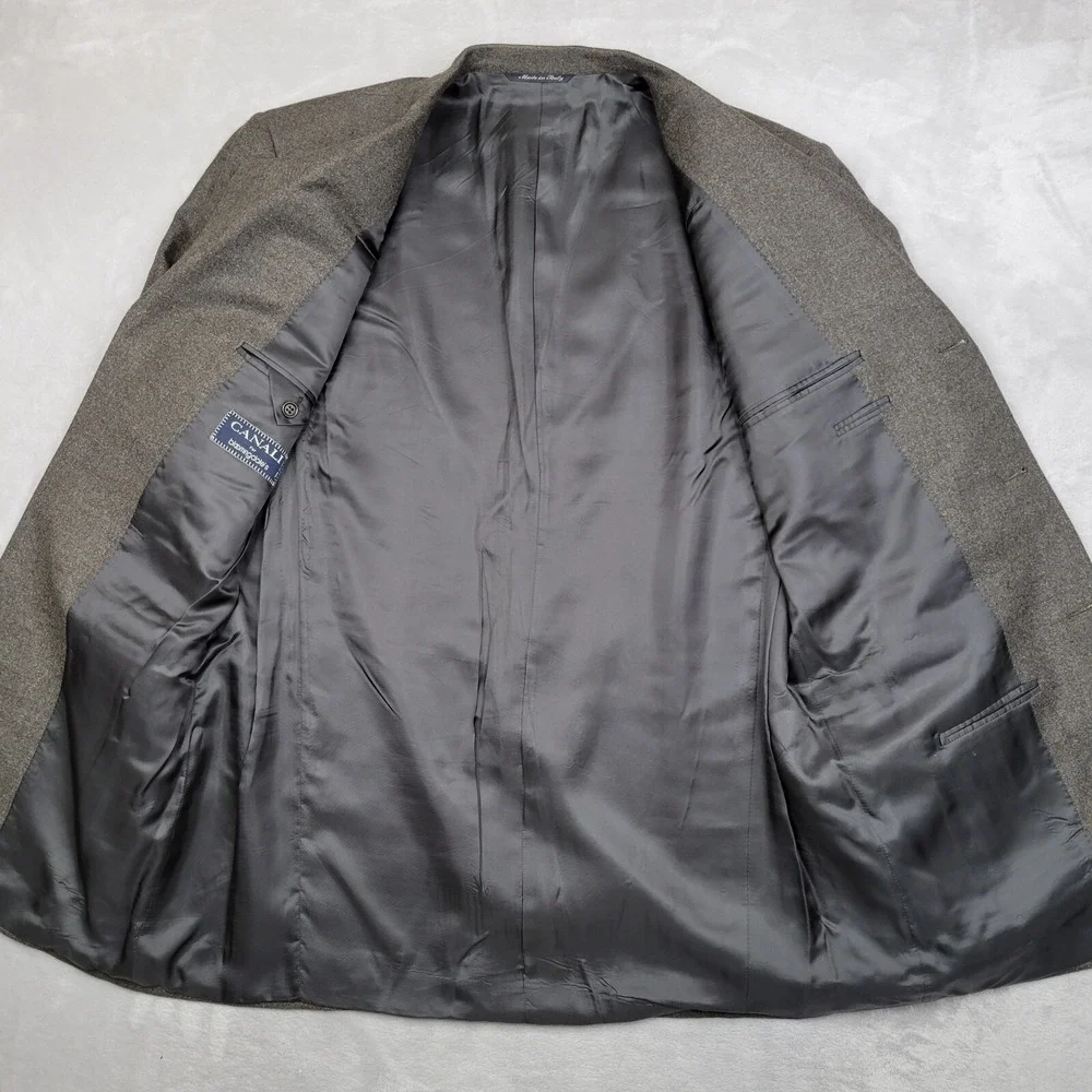 Canali Sport Coat Men 52 Long 52L Suit Jacket‎ Blazer Bloomingdales Drop 7 US 42